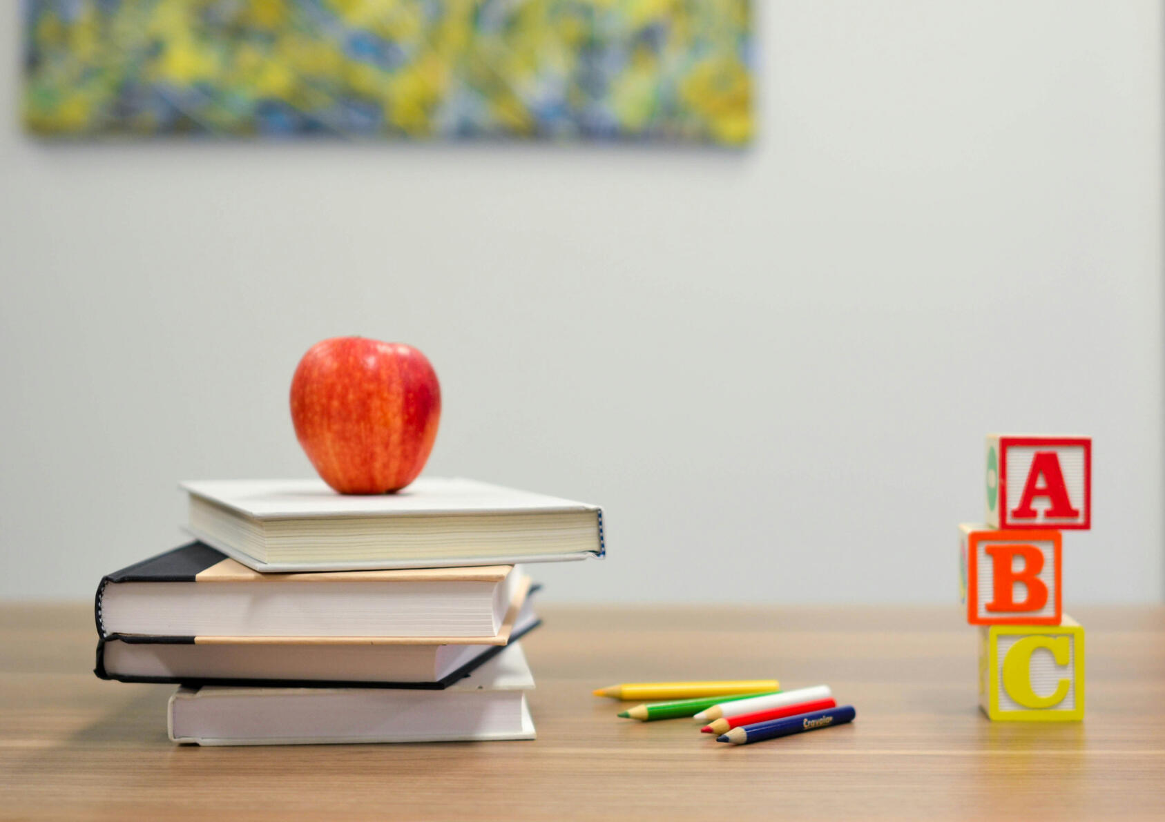 books with apple on it